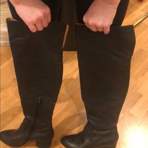 Corso Como boots size 7 over the knee black boots
